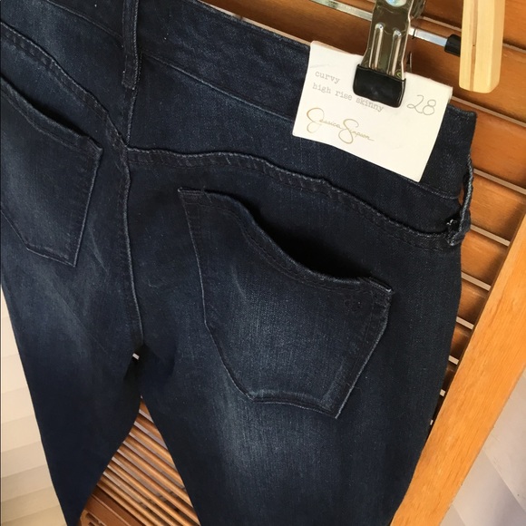 jessica simpson curvy high rise skinny jeans